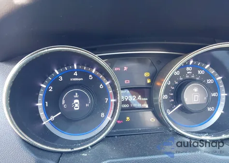 2013 Hyundai Sonata Se z USA, uszkodzony, nr VIN 5NPEC4AC7DH607633